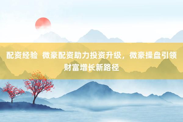 配资经验  微豪配资助力投资升级，微豪操盘引领财富增长新路径